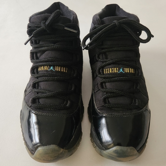 Air Jordan 11 "Gamma" Black Patent Leather Sneakers - Picture 3 of 15